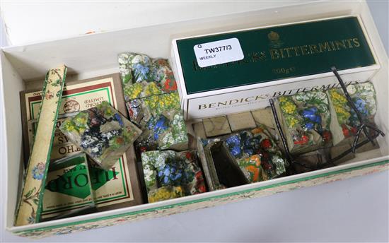 A quantity of Britains lead garden pieces,